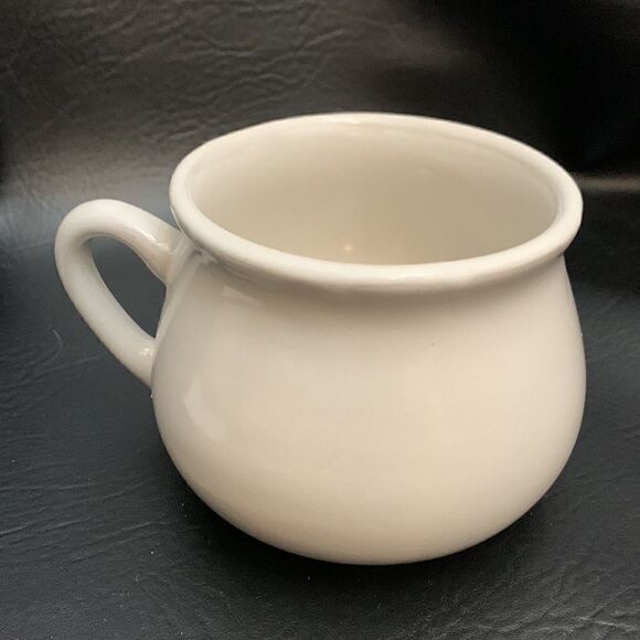 Tomato Soup Recipe Red White Ceramic Mug Soup Cup 16 Ounces Bacon Onion Tomatoes - Picture 2 of 7